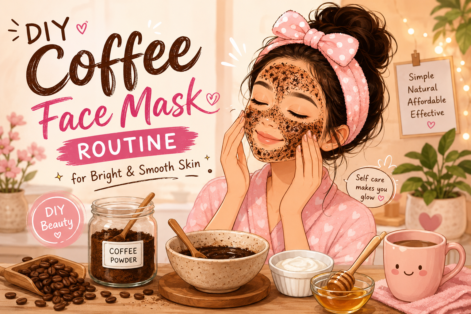 Coffee Face Mask Routine for Bright & Smooth Skin chatgpt image may 15, 2026, 08 38 38 pm