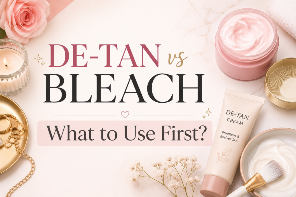 De-Tan vs Bleach: What Should You Use First for Brighter, Healthier Skin? featured image