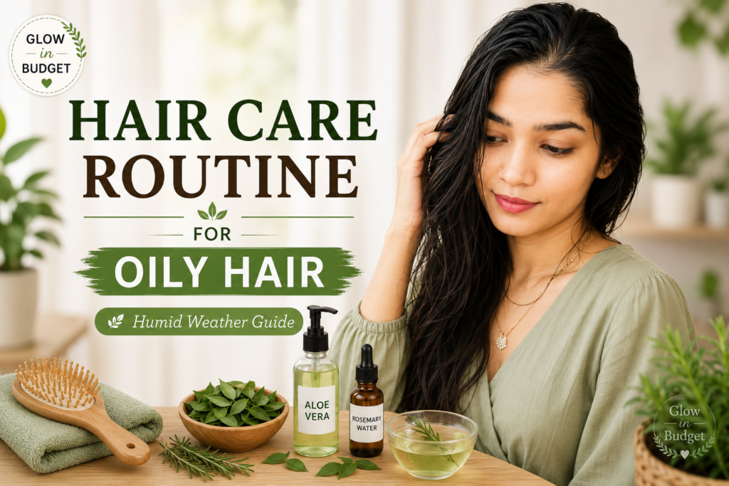 🌿Hair Care Routine for Oily Hair in Humid Weather (Morning, Night & Weekly Guide) chatgpt image jul 14, 2026, 01 23 21 pm