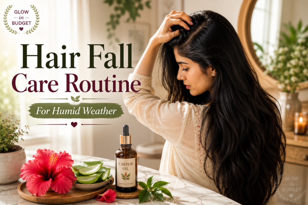🌿Hair Fall Care Routine in Humid Weather (Morning, Night & Weekly Guide) chatgpt image jul 17, 2026, 05 15 51 pm