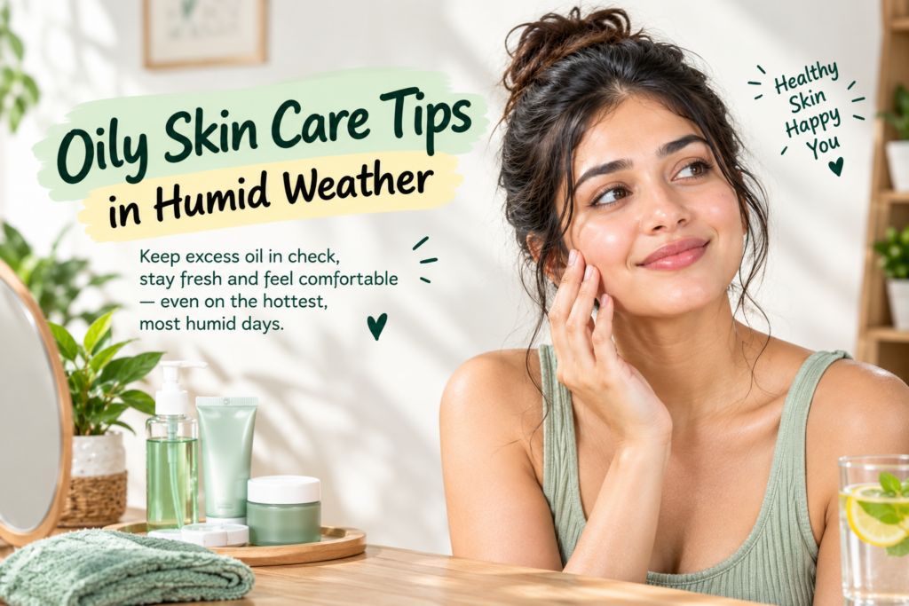 Oily skin care tips in humid weather