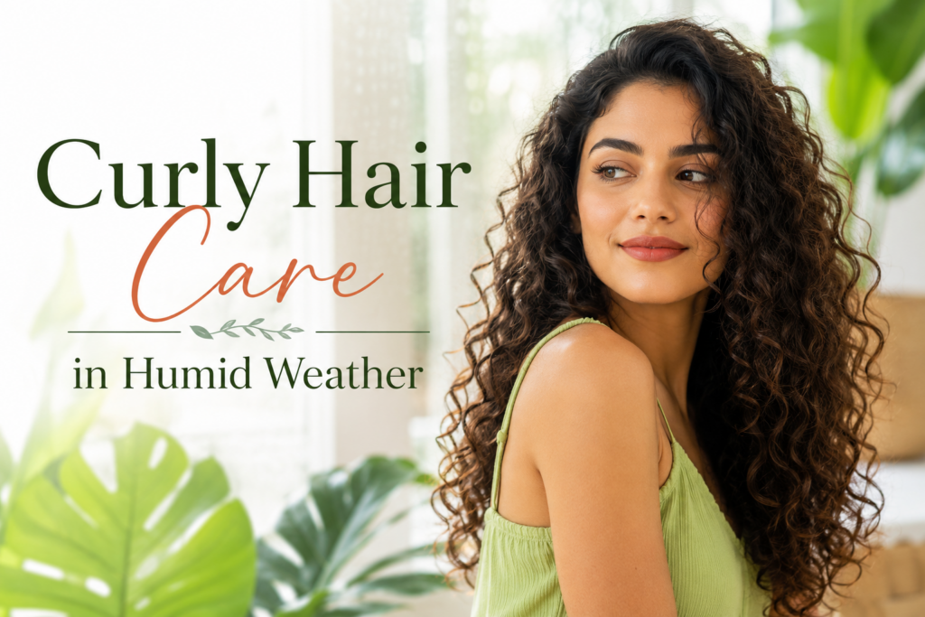 Curly hair care in humid weather