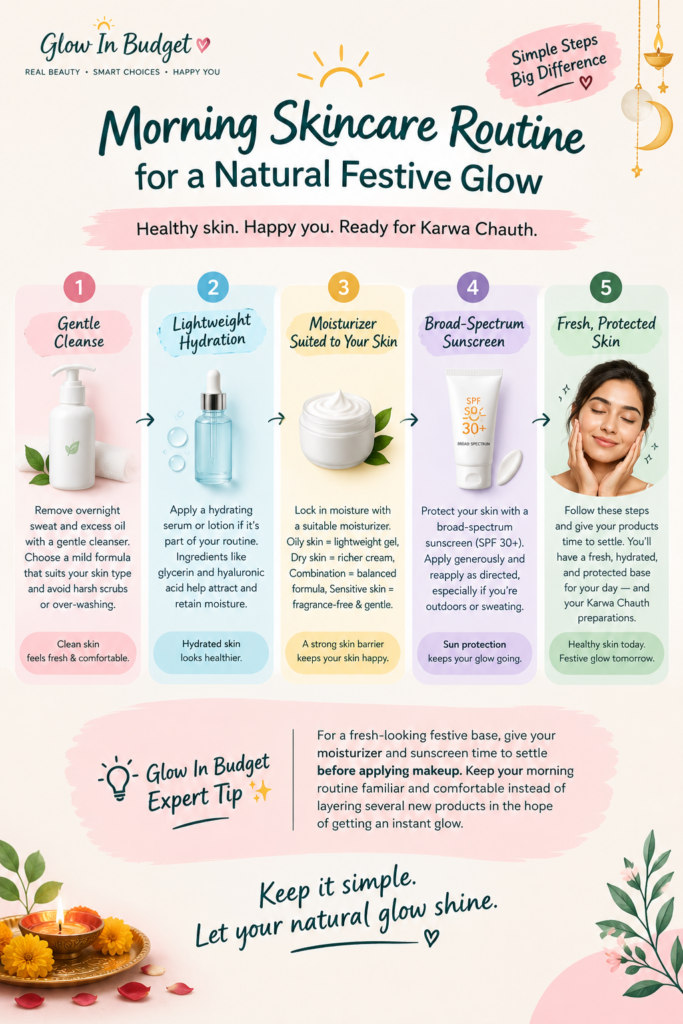 morning skincare routine for festive glow morning skincare routine for festive glow
